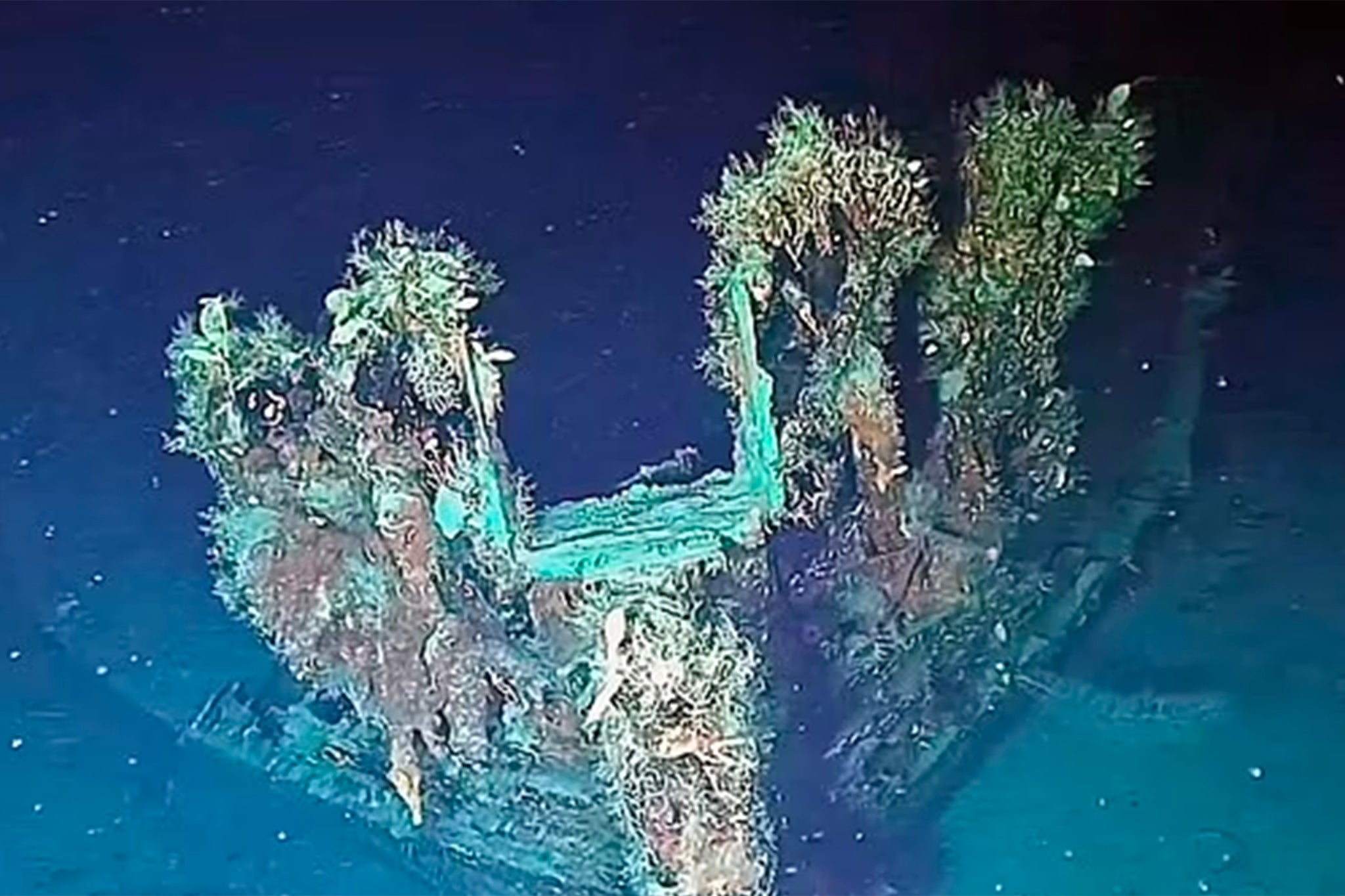 Inside the holy grail shipwreck being pulled up from the ocean